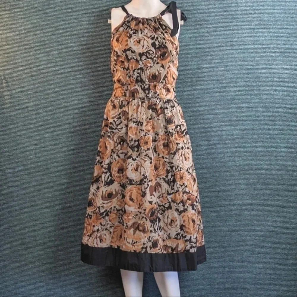 Eshakti Dress Ties On One Shoulder